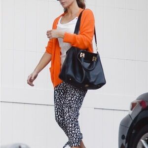 Fendi Vitello Glacier Medium FF Tote Black